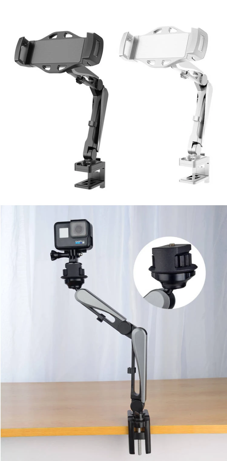 Desktop Clamp Mount Stand, suporte para 12-17