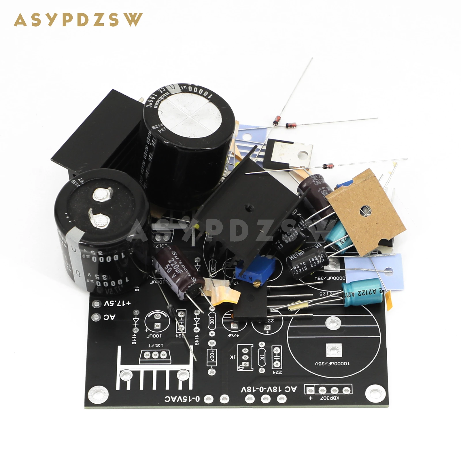 6010 PSU Rectification Filtering power supply DIY Kit/Finished board Base on M-B-L 6010D PSU circuit +/-17.5V 4