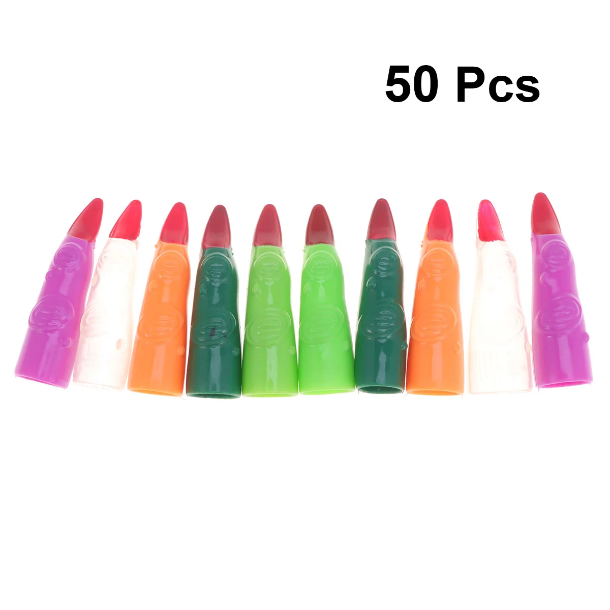

Finger Pointers for Kids Reading, Fake Witch Fingers, Colorful Fingernail Claws, Fake Finger Nail Covers, for Claw Costume