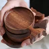 1/4Pcs Japanese Vintage Wooden Fish Trays Dish Solid Wood Sauce Acacia Hand-painted Tableware Dipping Household Commercial 1