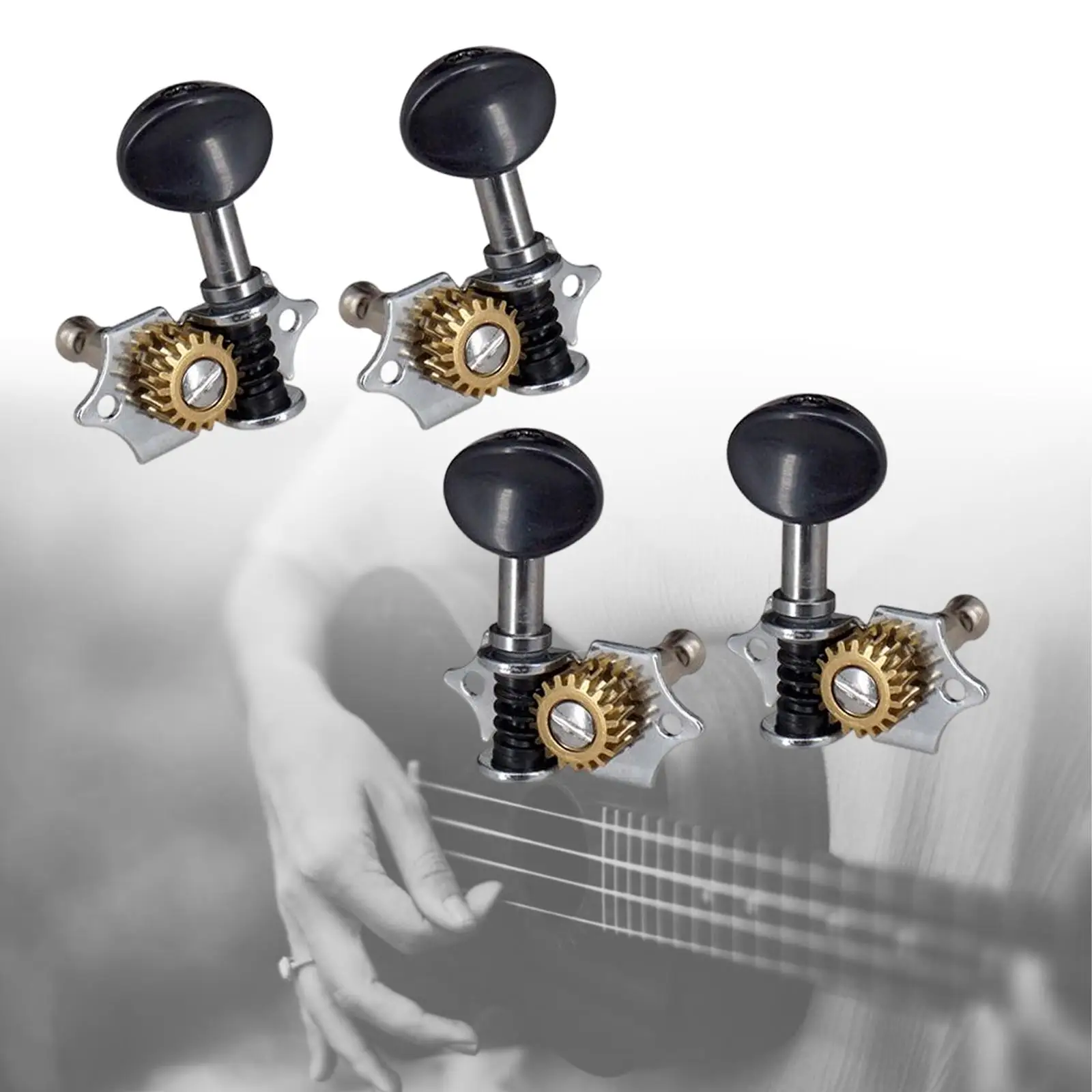 Ukulele Tuning Pegs 4x 1:18 Instrument Supplies Replaces 2R2L machine Heads