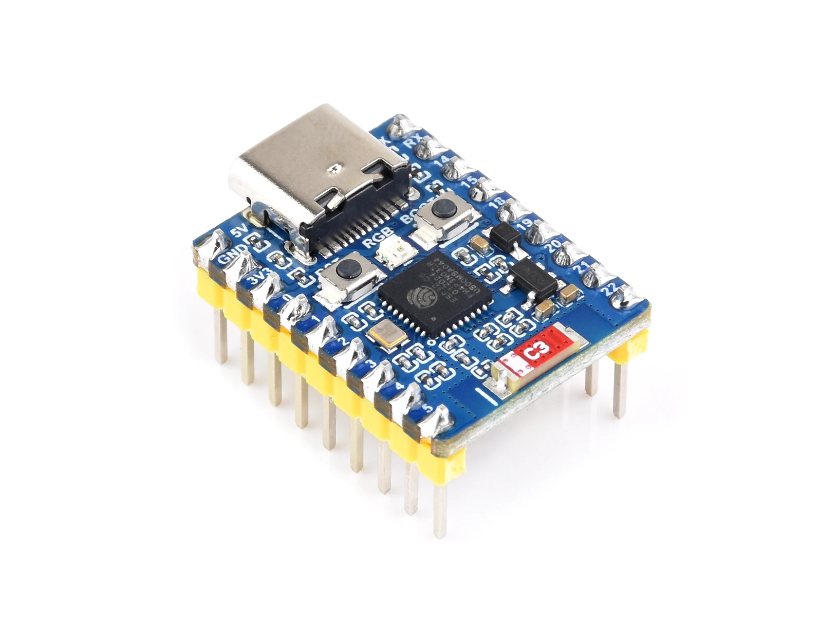 Waveshare ESP32-C6 ̴  , ESP32-C6FH4   μ, 2.4GHz WiFi 6  Bluetooth 5 ũƮѷ