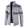 2024 New Men's Sweaters Autumn Winter Warm Cashmere Wool Zipper Cardigan Sweaters Man Casual Knitwear Sweatercoat Male Clothe 1