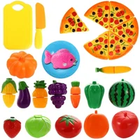 Kids Baby Kitchen Toys Cutting Vegetables Food Fruit Toy Kitchen Set for Girl Children Pretend Play Mini Toys  Girl Toys 2
