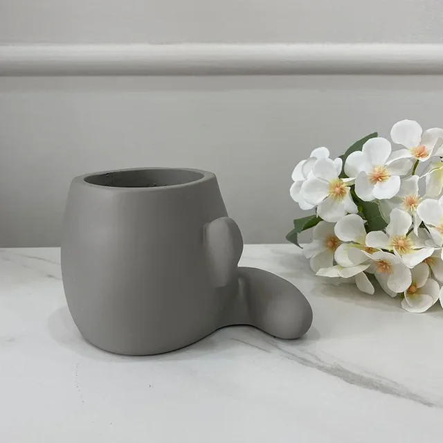 송진 추상 피규어 가족 화분 장식: 독특한 아름다움과 실용적인 장식의 완벽한 조화