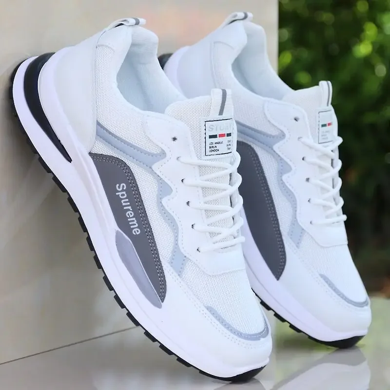 

Men's Shoes New Breathable Mesh Forrest Gump Shoes Men's Sports and Casual Shoes Versatile Little White sneakers