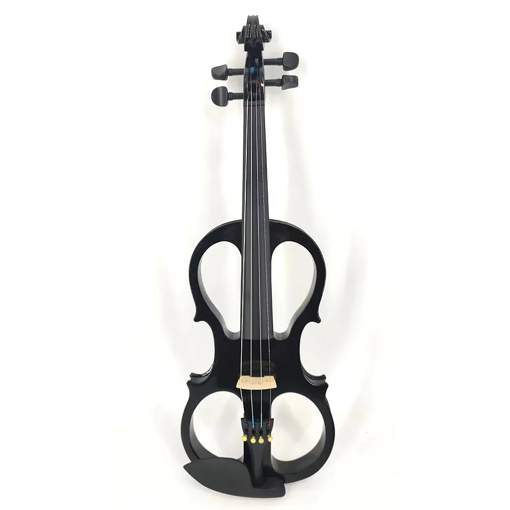 4/4 Size With Case Bow Strings For Beginner Students Solid Wood Electric Violin