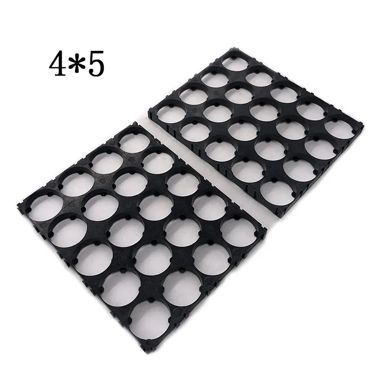 

MasterFire 20pcs/lot 4*5 32650 Battery Holder Bracket Cell Safety Anti Vibration Plastic Brackets For 32650 Lithium Batteries