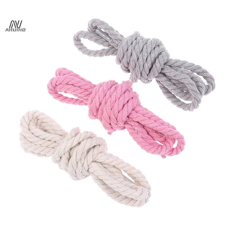 Shoelaces without ties Shoe laces Shoe accessories 2Pcs Round Thick Rope Laces Polyester Cotton Solid Color 0.6/0.8cm 120cm Length