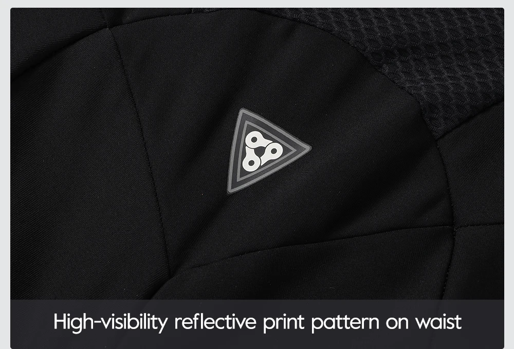 RION Herren Radsport-Trägerhose Rennrad MTB Tights Fahrradbekleidung Lange Hose Thermo-Fleece Pro Outdoor-Fahrradausrüstung 0-15 ℃ – Detail 12