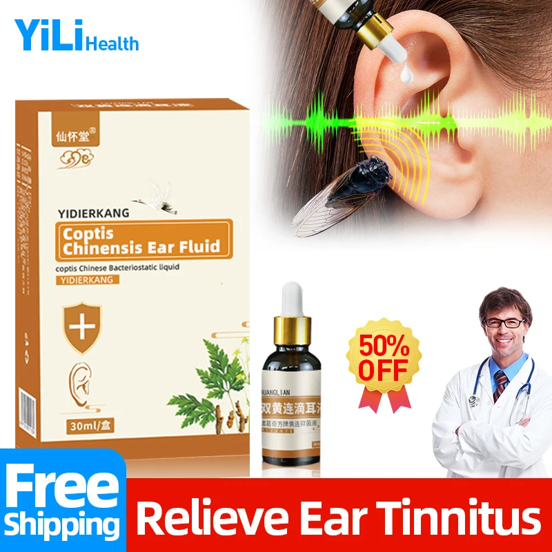 Tinnitus Cure Coptis Chinensis Ear Drops Infection Otitis Externa Sore