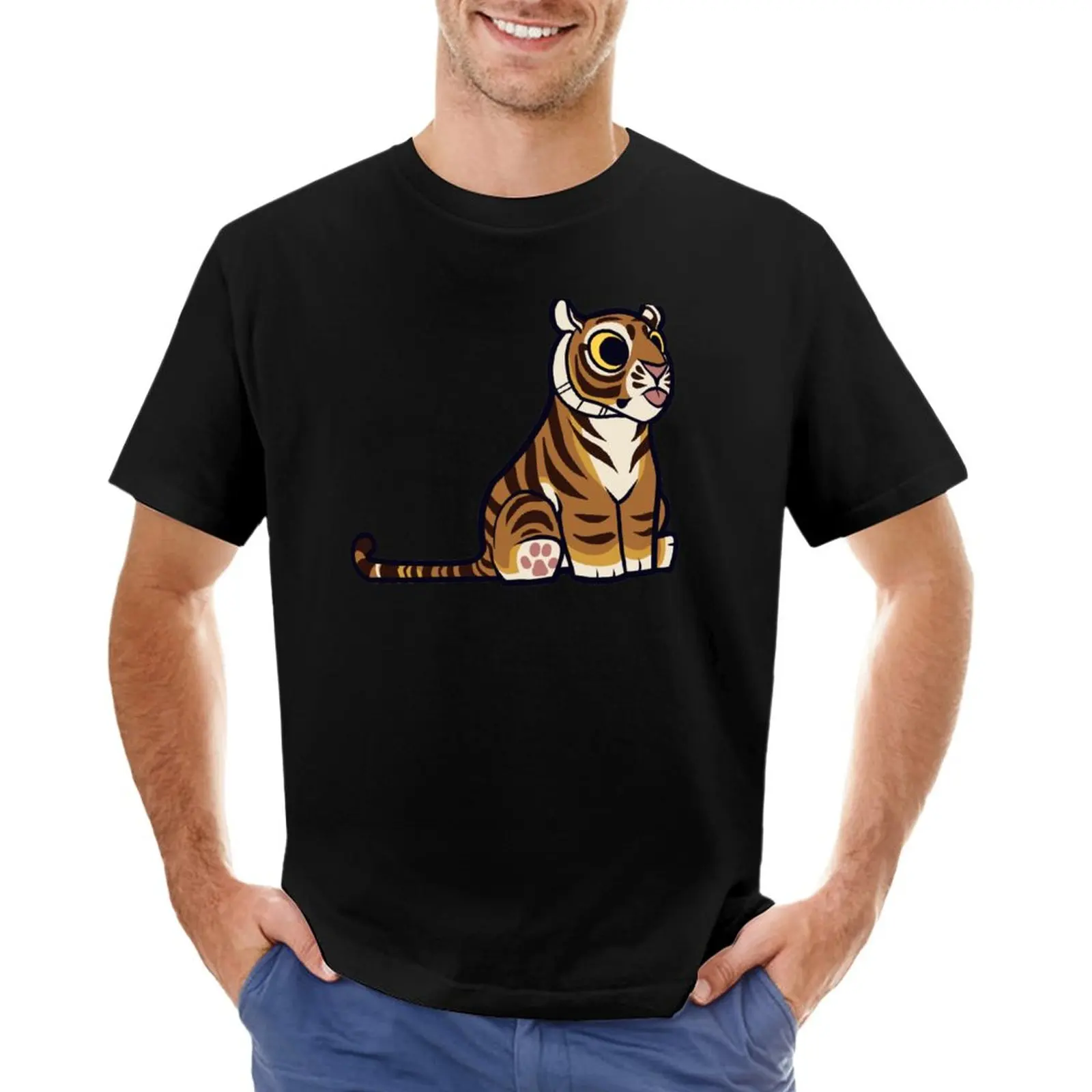 

Chibikko Tiger III T-Shirt plus sizes Blouse Aesthetic clothing t shirts for men pack