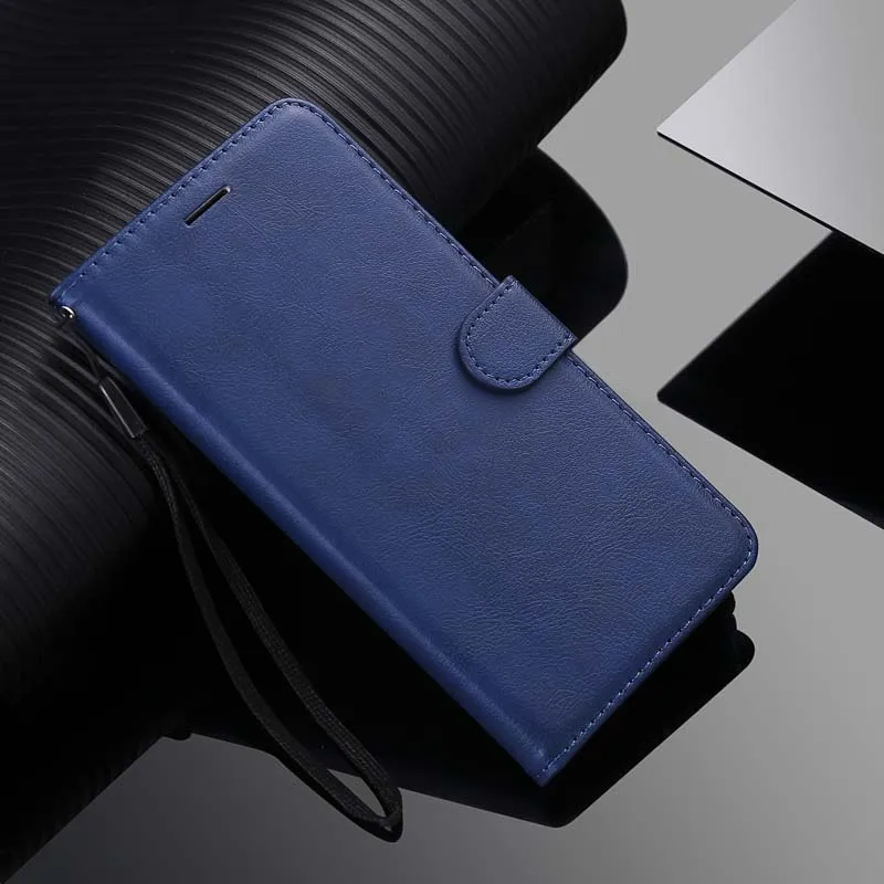 Elegant Leather Flip Wallet Case with Card Holder and Book Style Design