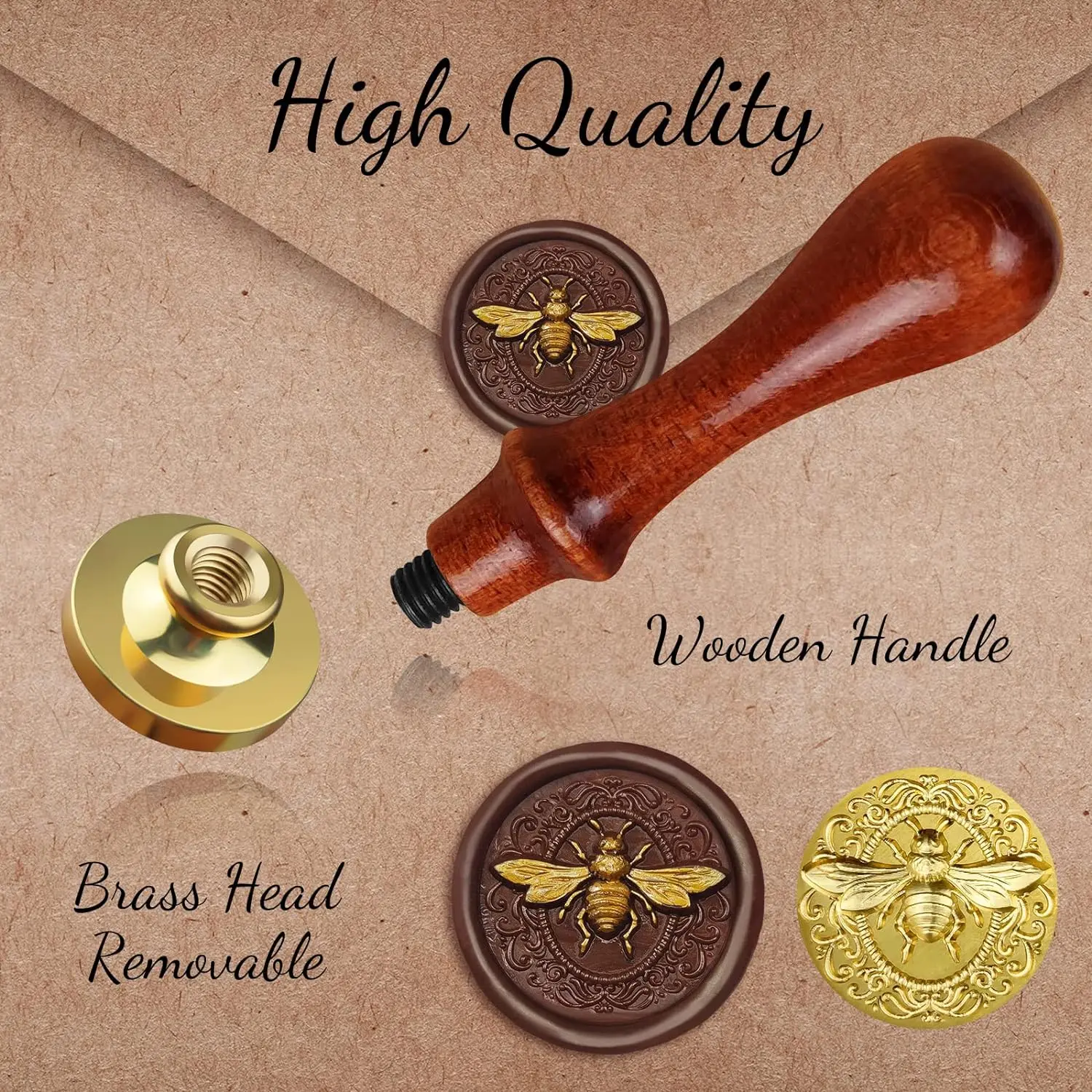 3D Bee Wax Seal Set 4