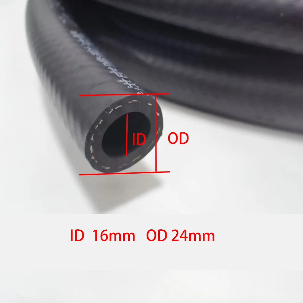 Tuyau De Carburant De Diamètre Intérieur 16mm, Tuyau De Carburant En Caoutchouc Nbr De 1,5m, SAE