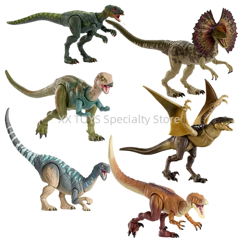 Jurassic World Hammond Collezione Dinosauro Action Figure Velociraptor Atrociraptor Tiger - immagine 3