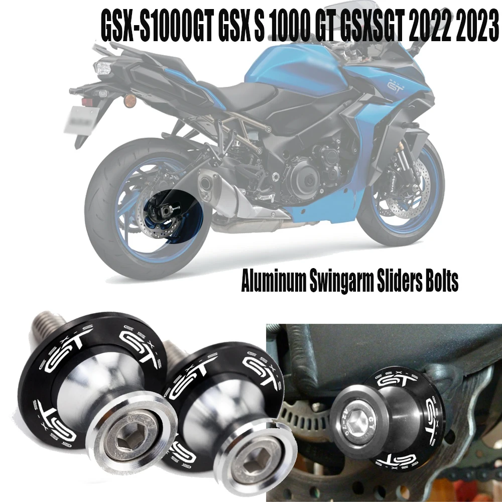 Muslimb 2023 Nuovi Bulloni Cursori Per Braccio Oscillante In Alluminio Gsx-S Gt 8Mm Per Gsx-S1000Gt Gsx S 1000 Gt Gsxsgt 2022 2023
