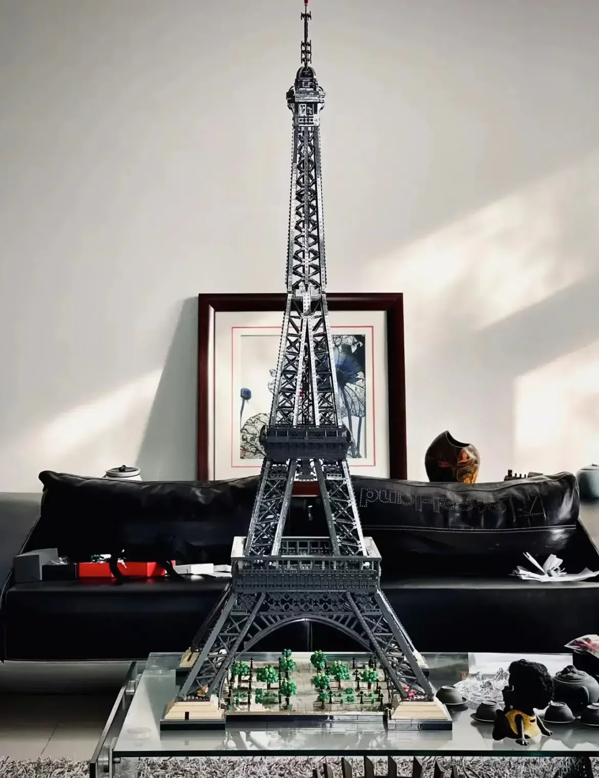 10001Pcs Blocchi Di Rigonfiamento Della Torre Eiffel 1.5M Compatibile 10307 Mattoni Modello Alto Architettura Di Parigi Per Regali Di Compleanno Per B