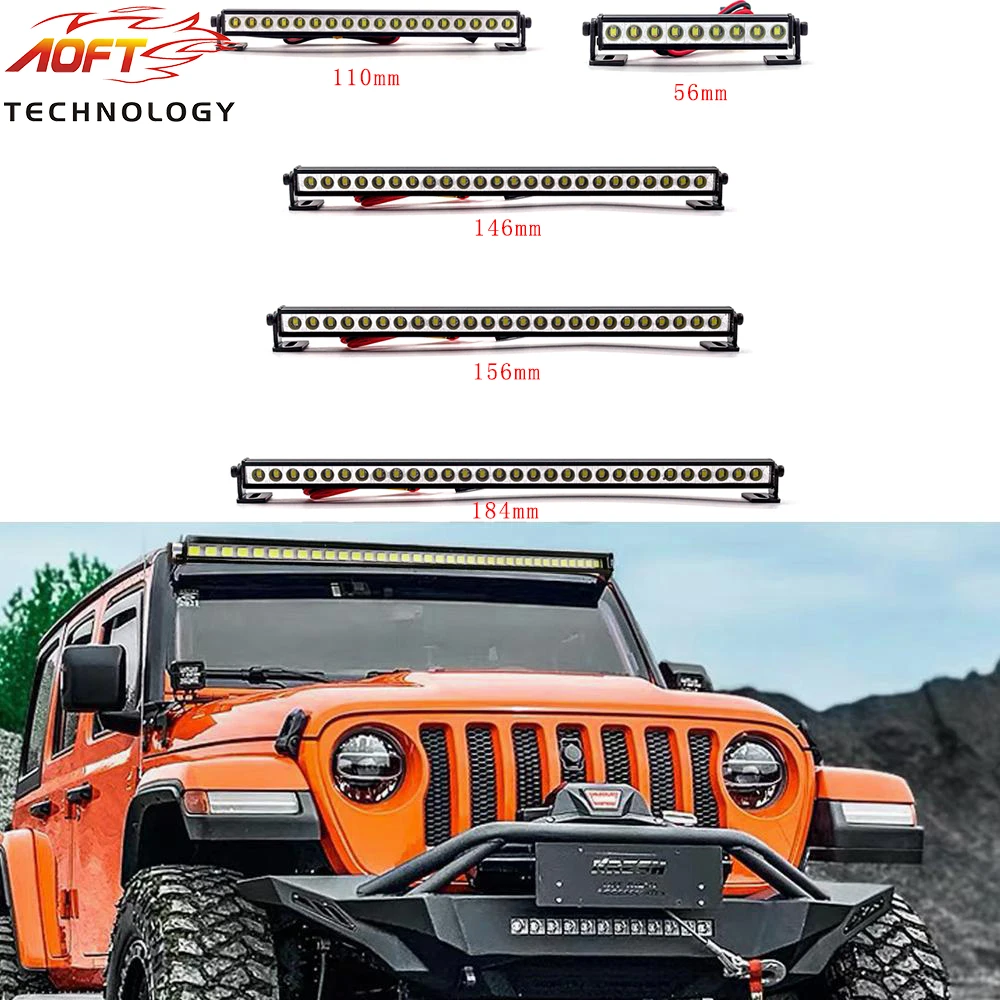 

Светодиодная крыша радиоуправляемого автомобиля, доступно несколько размеров для 1/8 1/10 Rc Crawler Trx4 Axial Scx10 90046 Scx24 Wrangler D90 Rubicon Kit