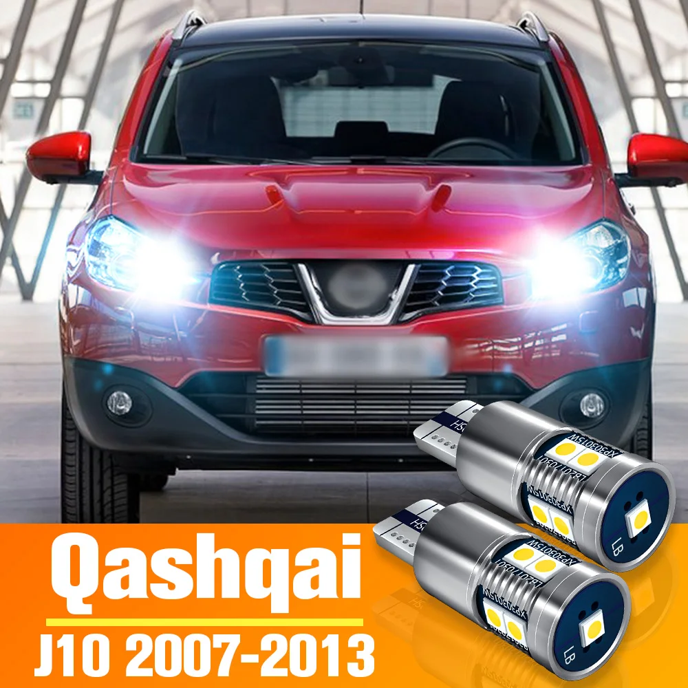 2pcs Led Parking Light Clearance Bulb Accessories For Nissan Qashqai