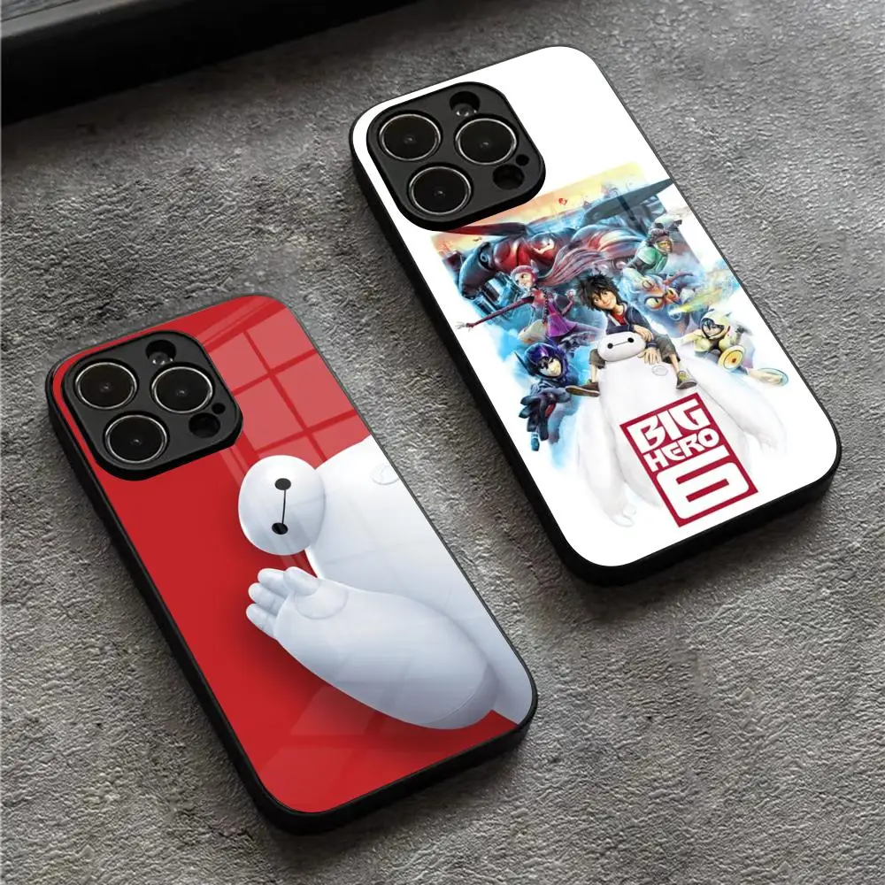 Custodia Per Telefono Big Hero 6 Per Iphone 15 14 12 11 13 Pro Max Mini X 8 Xr Xs 7 Puls Glass