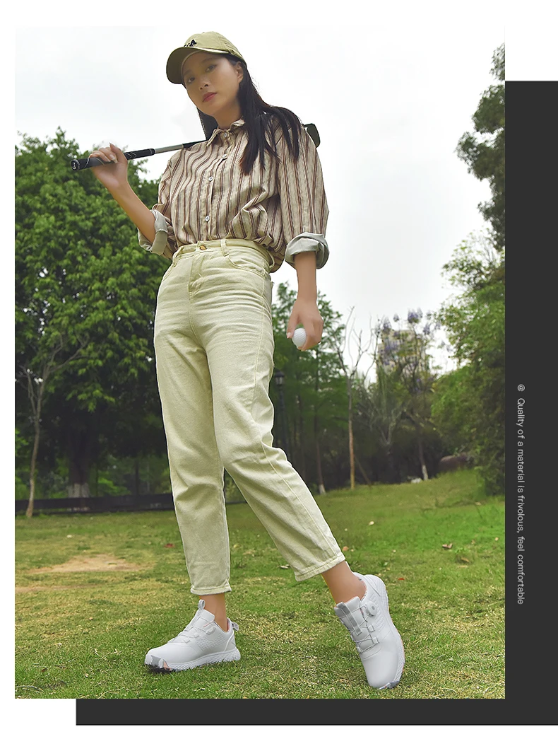 أحذية جولف رياضية رجالية مقاومة للماء كاجوال مريحة للاعبي الغولف في الهواء الطلق أحذية نسائية