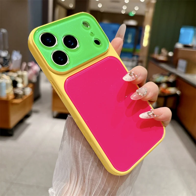 ตัวเลือกสินค้า เคสกันกระแทกสีสันสดใสสำหรับ iPhone 17 Pro Max