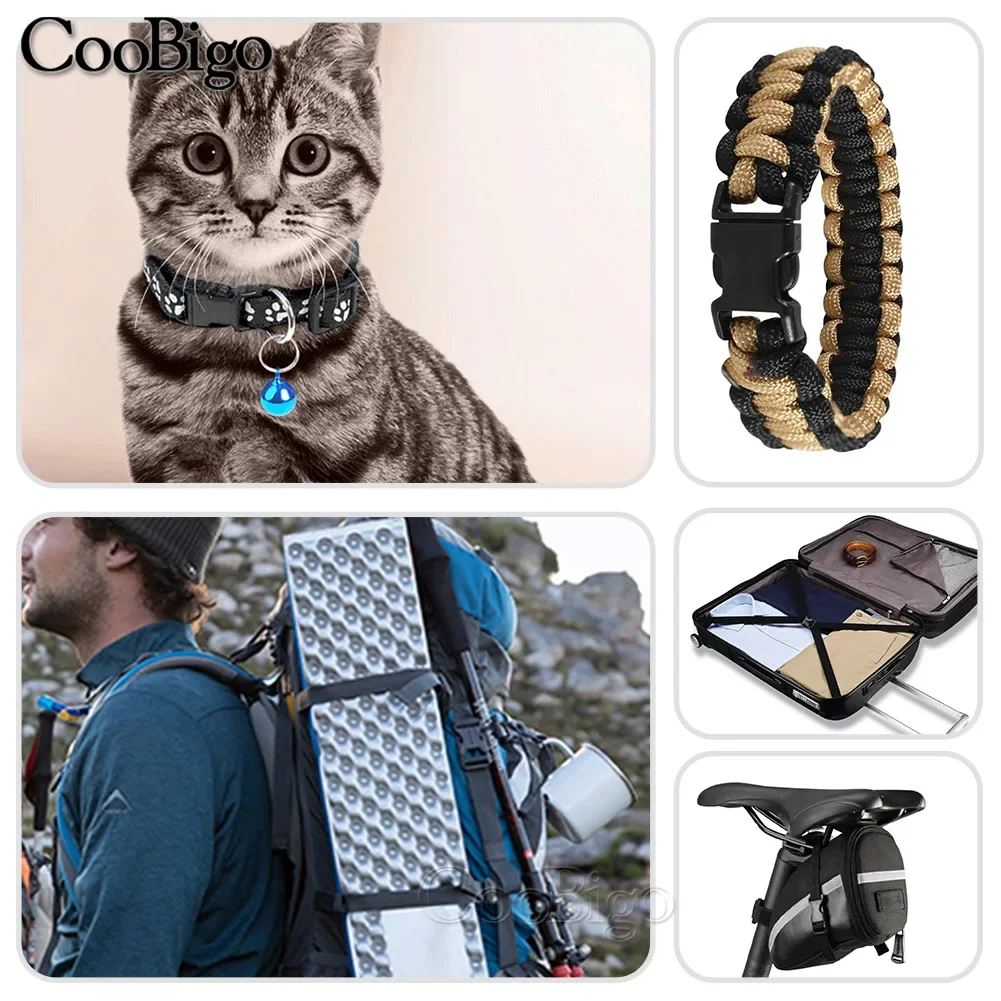 Paracord Accessories Outdoor Accessories Plastic Side Release Buckles 10pcs 3/8" Plastic Side Release Buckles Contoured Paracord Bracelets Clips for Outdoor Camping Backpack Bag Strap Dog Collar