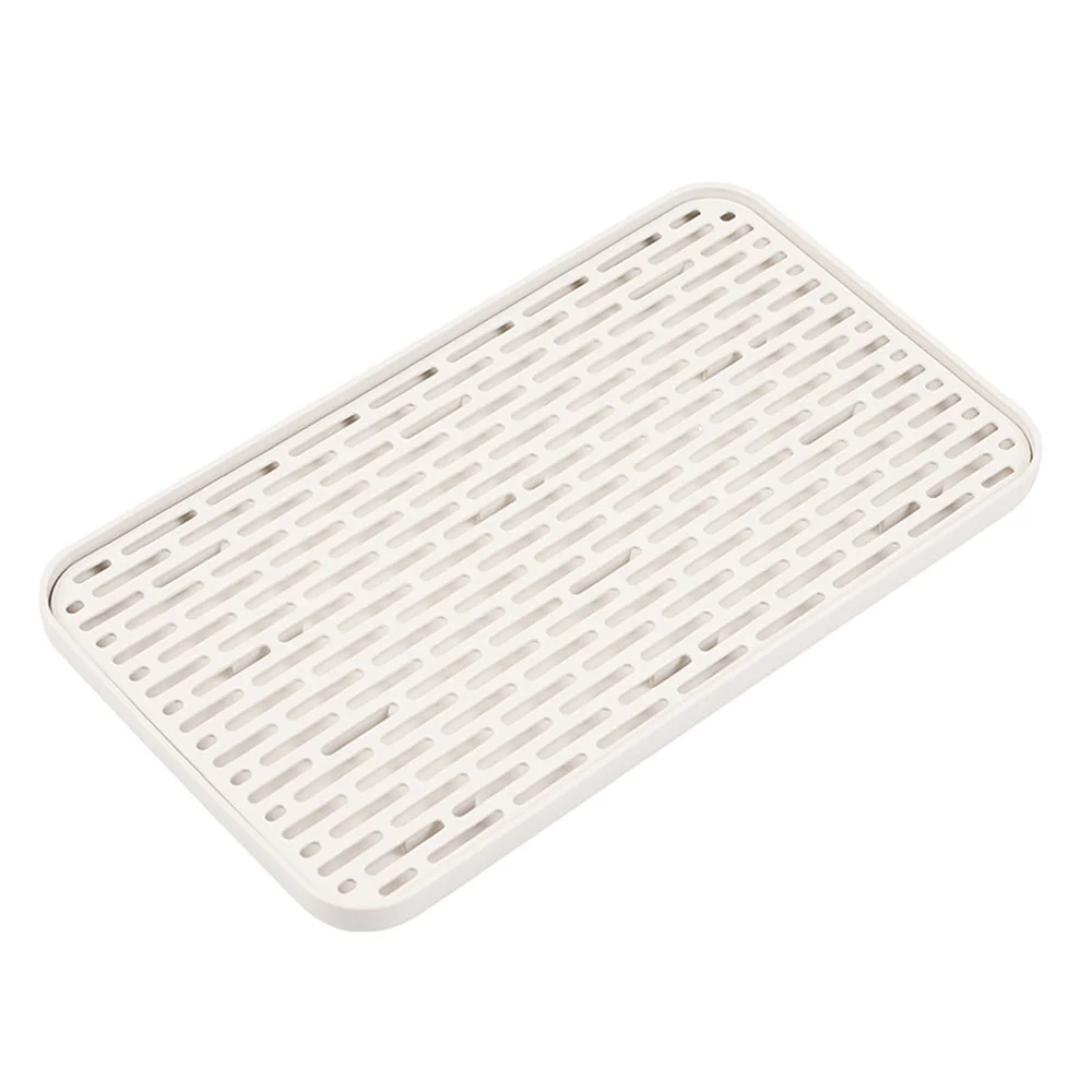 Serving Plate Water Cup Drain Washing Drying Rectangular Kitchen Supplies Tea Tray Double Layer Plastic Kitchen Accessories 4