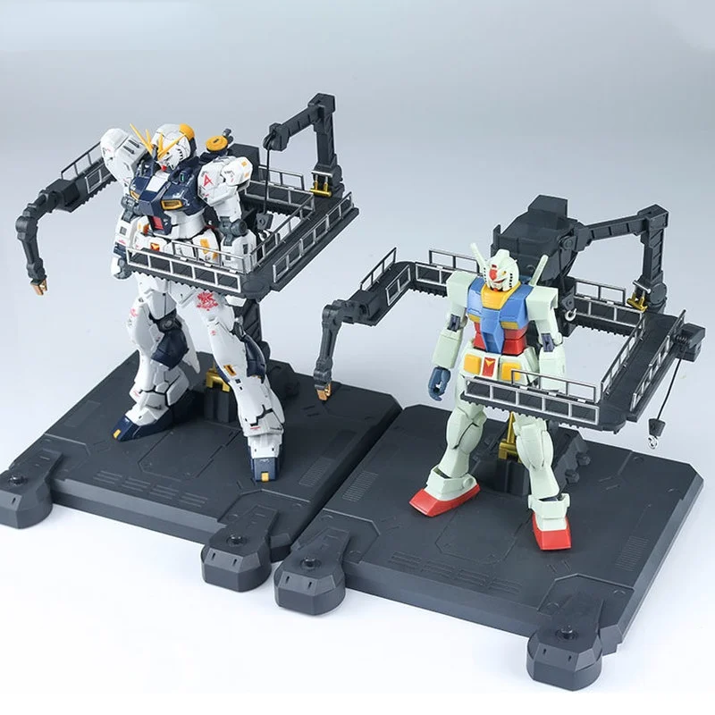 In Stock Gundam Model Kit Anime Figure 1/144 Universal Platform Hangar  Garage Gundam Stand Showcase Anime Action Figure Toys