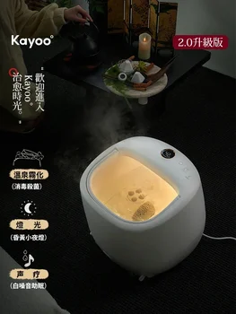 220V ไคูอ่างแช่เท้าอัตโนมัติเต็มรูปแบบนวดแช่เท้าไฟฟ้าความร้อนอุณหภูมิคงที่แช่เท้าของขวัญ AF 1