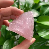 Pure Natural Pink Rose Quartz Rough Large Size Raw Crystal Stone Rock Mineral Specimen Aquarium Healing Reiki Home Decoration 2