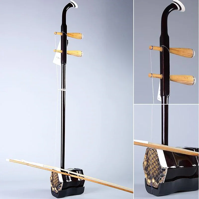 Hot selling Erhu 01A1 Chinese two Strings Violin Instruments Urheen & Accessories with Rosin spare strings Bow Book and Case