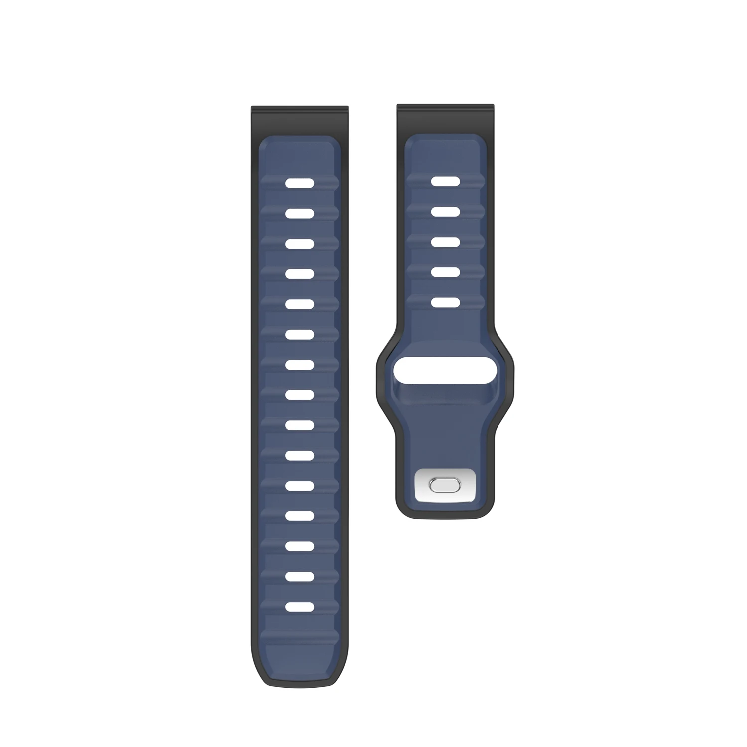 Sporty Silicone Watch Strap - 20mm/22mm Band
