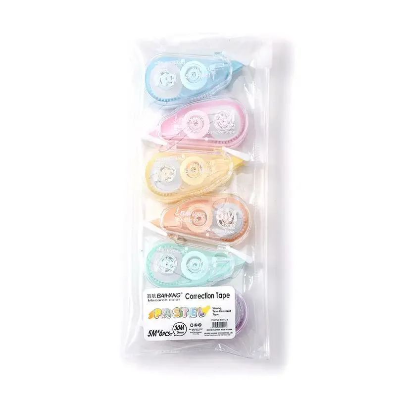 Correction tape 6Pcs/Set school accessories office supplies student stationery