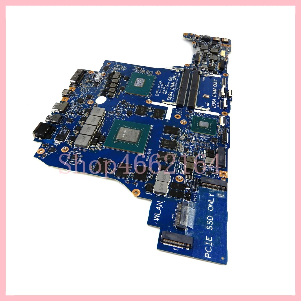 LA-F552P i7-8750HK i9-8950HK CPU GTX1080-V8G GPU Mainboard For DELL Alienware15 R4 Laptop Motherboard CN-0X20K4 0TK700 0JT6T7