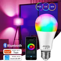 Tuya Smart LED Bulb E27 APP Control Dimmable Light Bluetooth RGB Lamp 220V Bedroom Decoration Party Lighting Smart Life 1