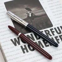 JINHAO 86 Fountain Pen Silver Cap with Clip 0.5mm Resin Classic Ink Pen Student Office School Supplies Stationery PK 9019 2