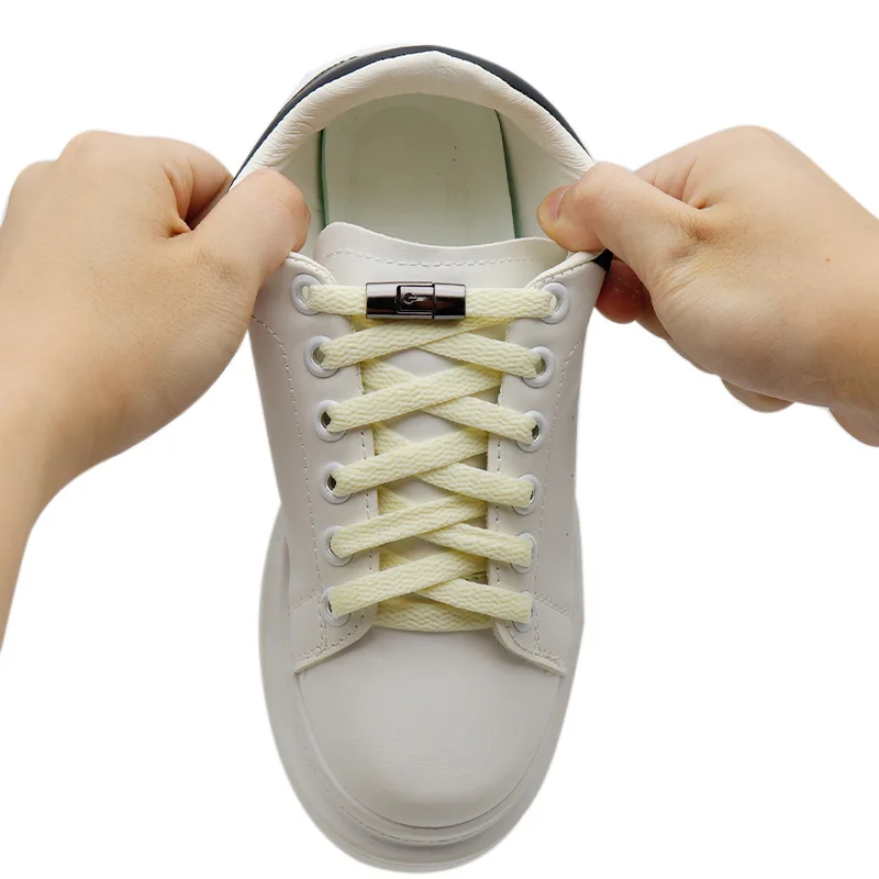 Coolstring 27.5*10.5mm Boot Key Pattern Engraved Shoelace Lock Buckles Easy Lace-up Tape Tool Convenient Canvas Boot Accessories