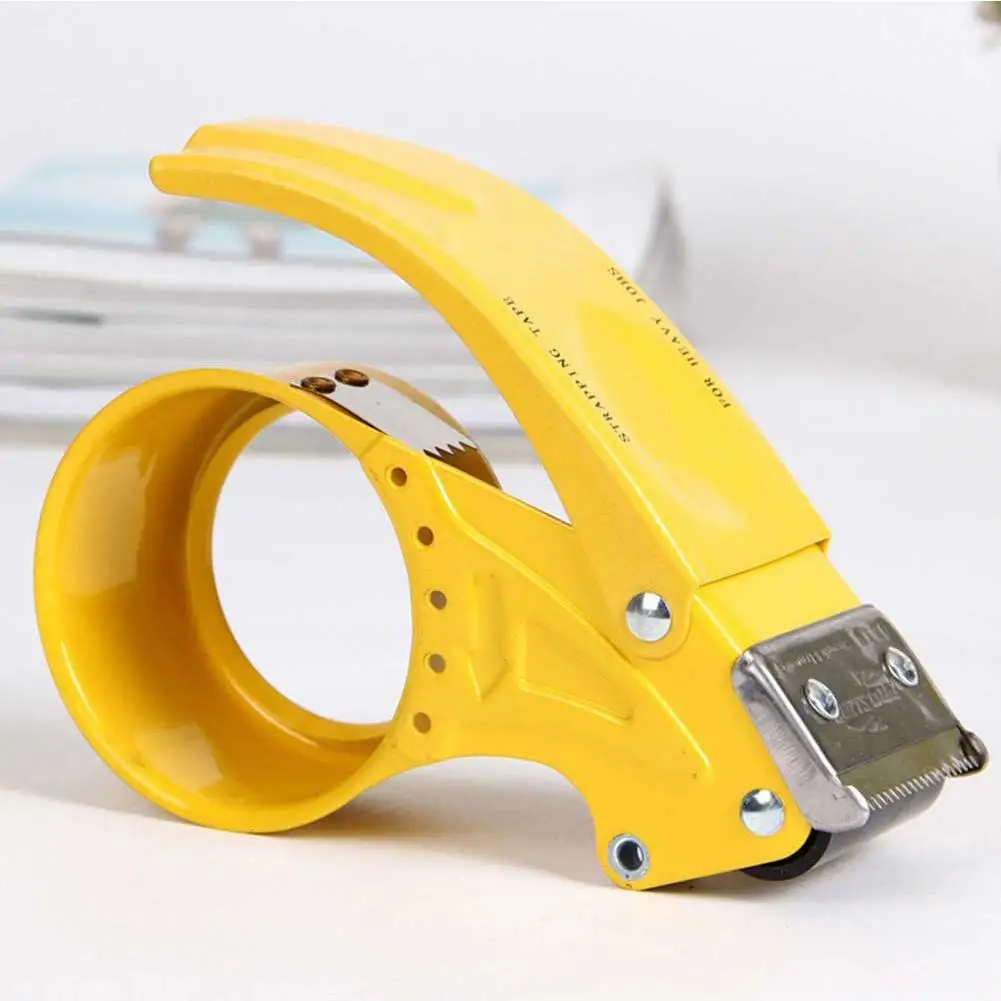 Office Adhesive Roller Tape Dispenser Cutter Stationary Package Machine Supplies Bag Plastic Packer Sealing