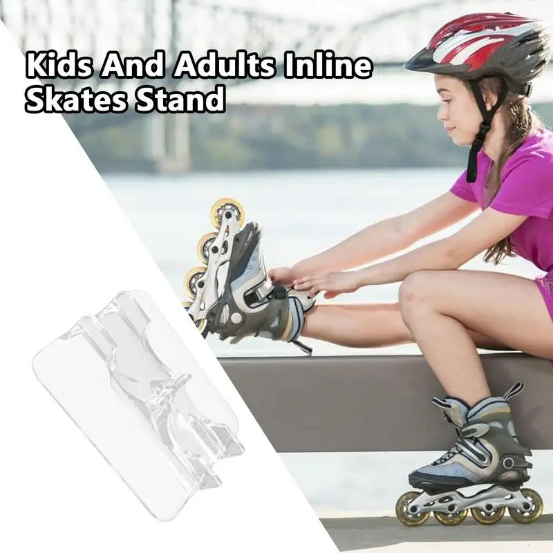 Inline Speed Skates Shoes Holder Stand Slalom Roller Inline Skate Stand Support For Kid Adults Skating Shoe Inline Skate Display 4