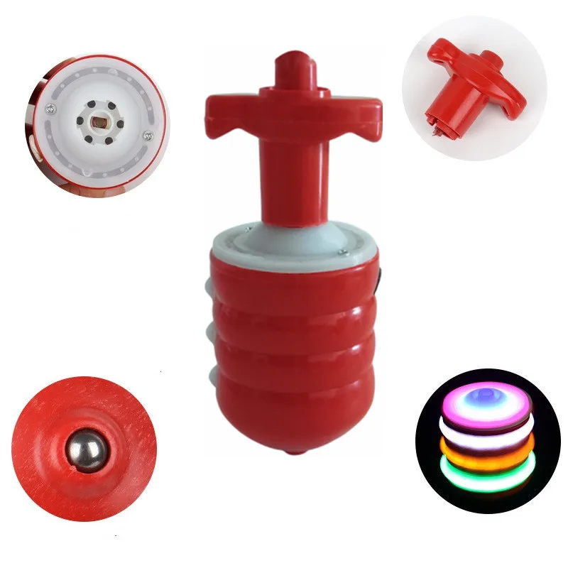 3 Toupies Musicales LED - Jouet Gyroscope Lumineux Pour Enfants, Fêtes, Halloween