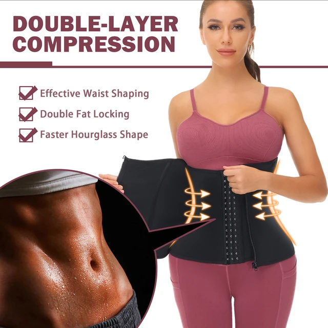 Corset Waist Trainer for Women Lower Belly Fat Sweat Waist Trimmer Workout  Body Shaper Slimming Shapewear Sheath - AliExpress