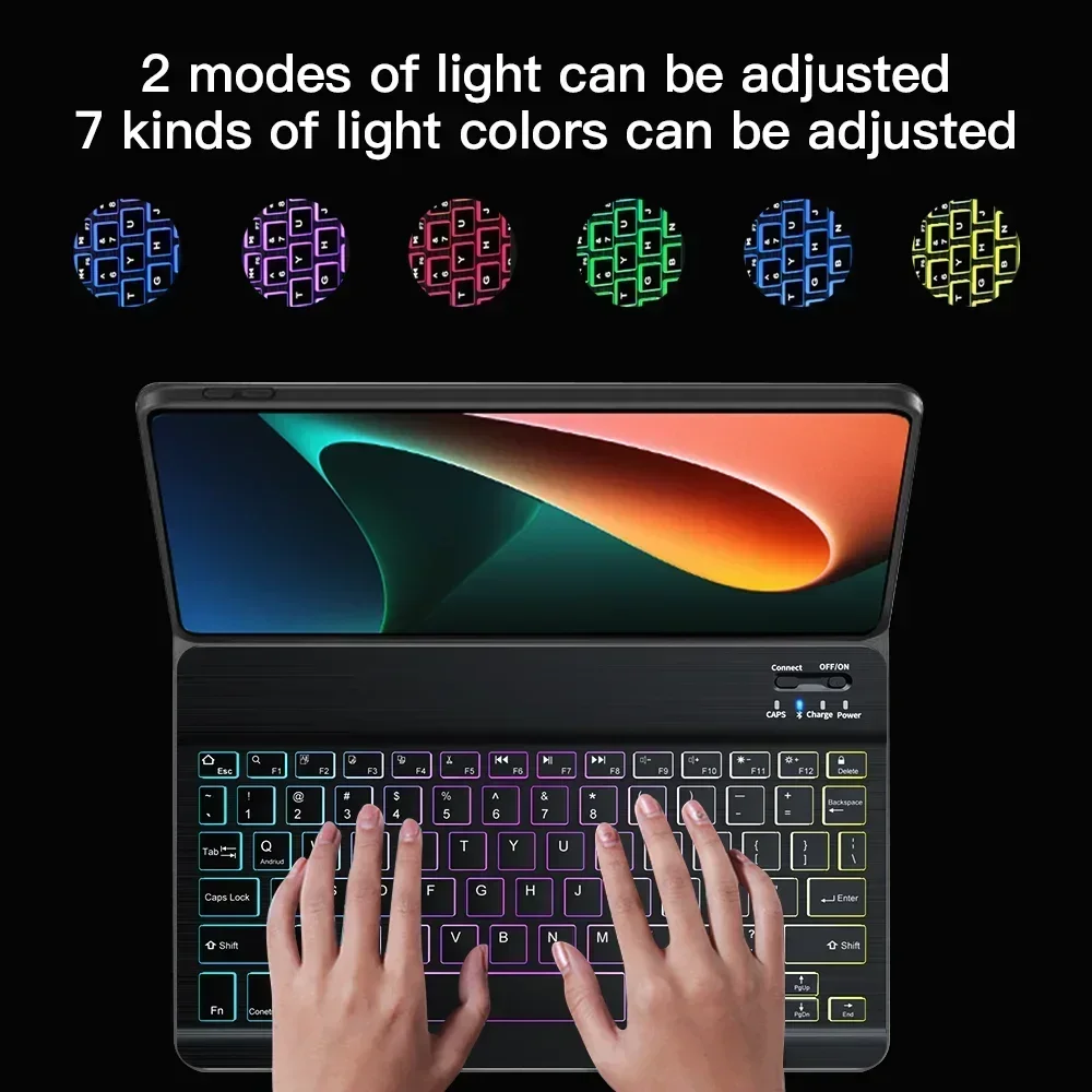 Universal Backlit Keyboard Cover with Multi-Language Support