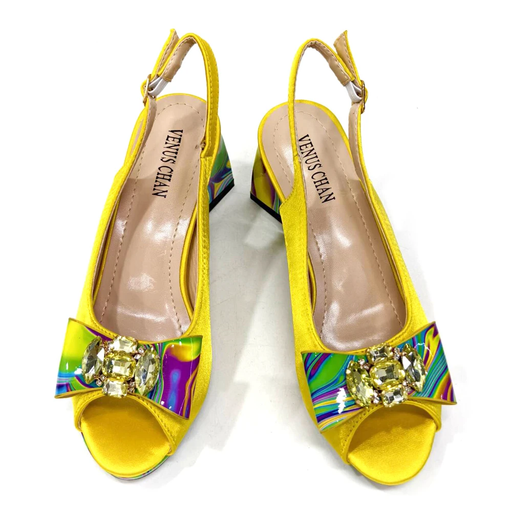 Venus Chan Yellow Shoes And Bag Venus Chan Shoes 2024 Woman