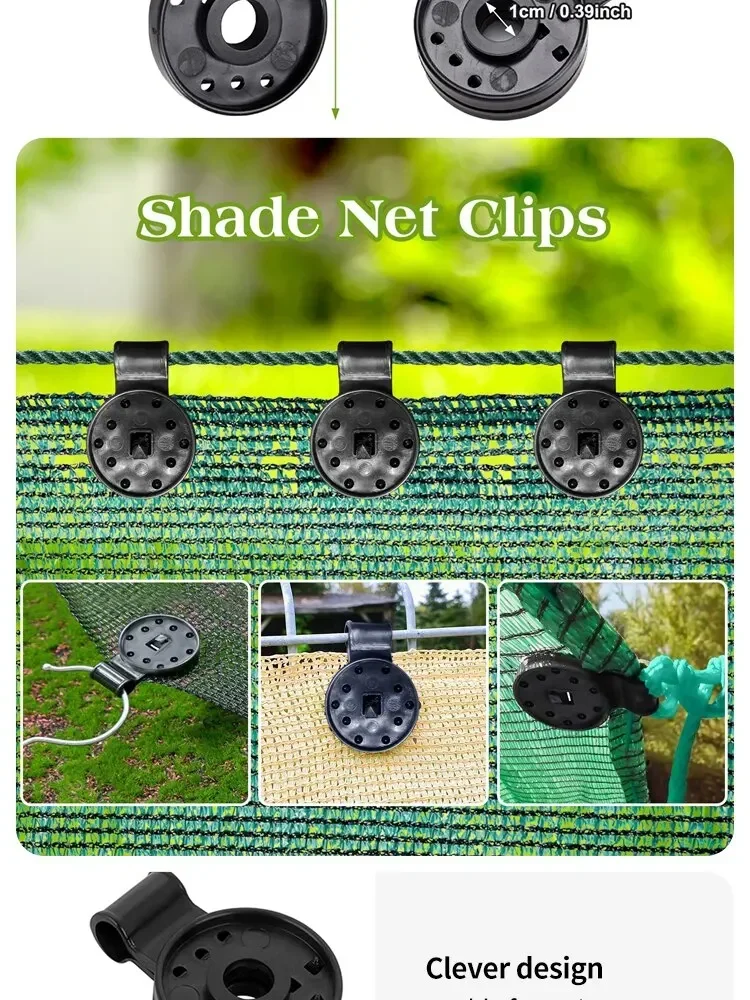 Description Picture 5 of itemHome Camping Parasol Gazebo Garden Sunshade Outdoor Terrace Awning Cloth Mesh Clip Awnings Shadow Supplies Suns Shade Buildings