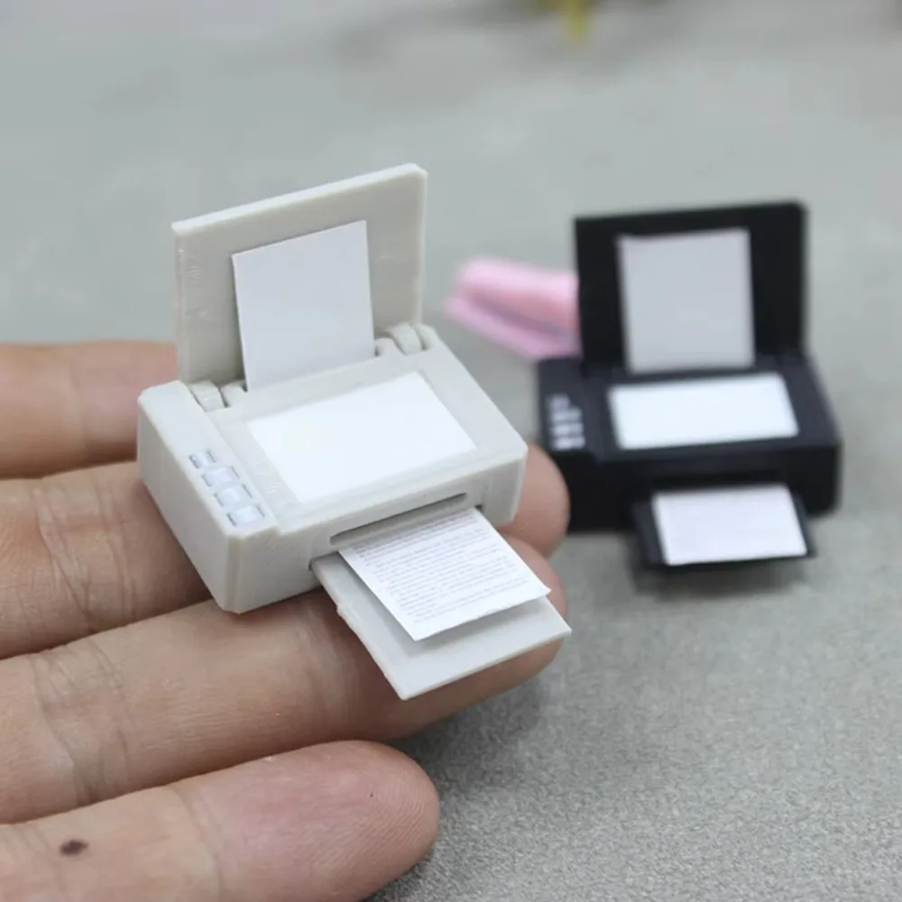 Miniature Plastic Dollhouse Printer Toy for Kids