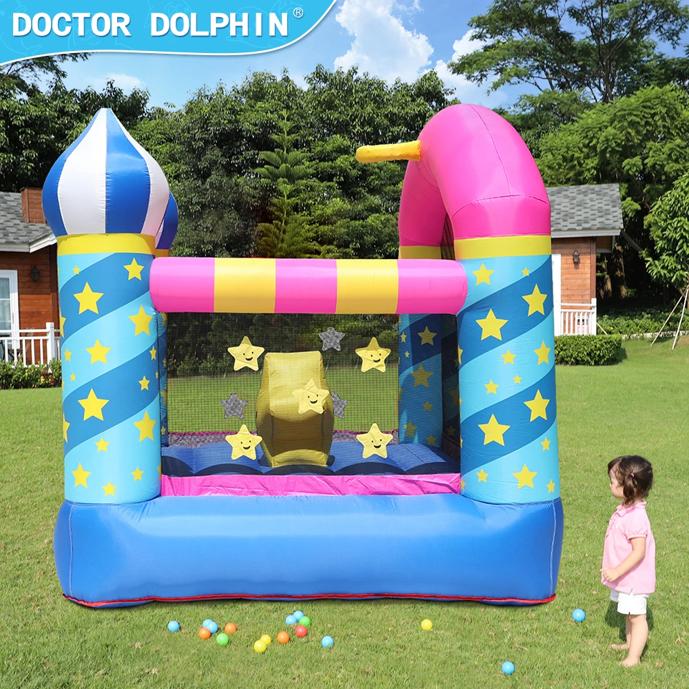 Mini Bounce House Star Inflatable Bouncy Castle Jump Castle Soft Bouncing House For Kids Party