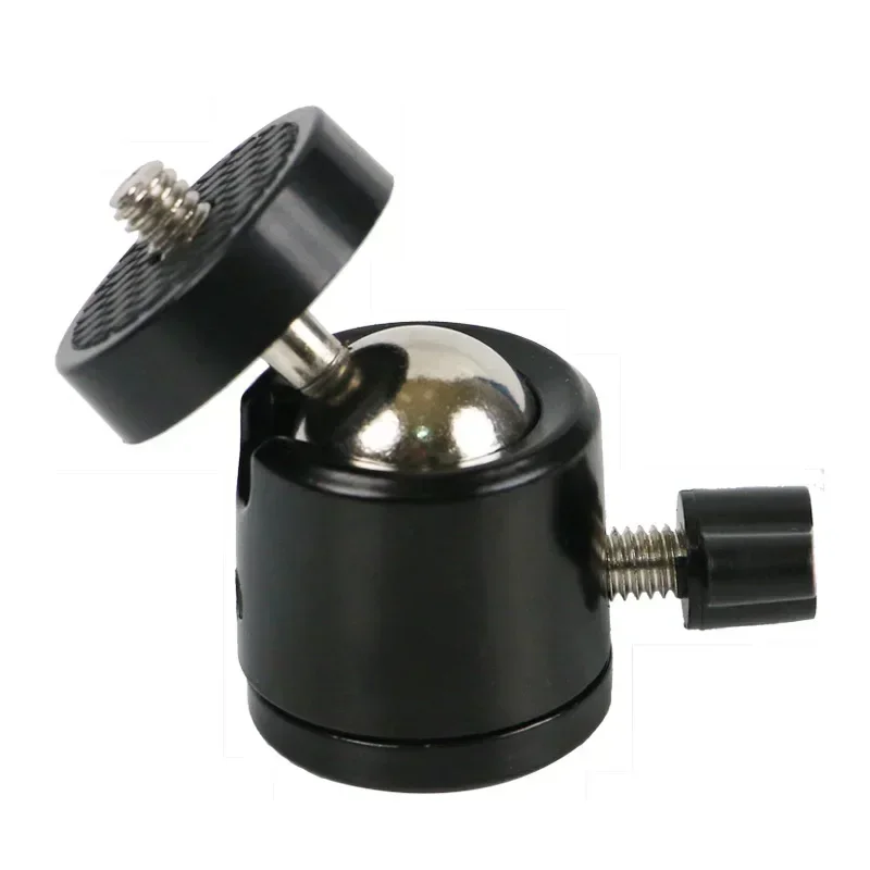 Mini Tripod Ball Head Rotating 3D Small Gimbal for Mobile Phone Smartphone Aluminum Alloy for Selfie Stick Lightweight Camera