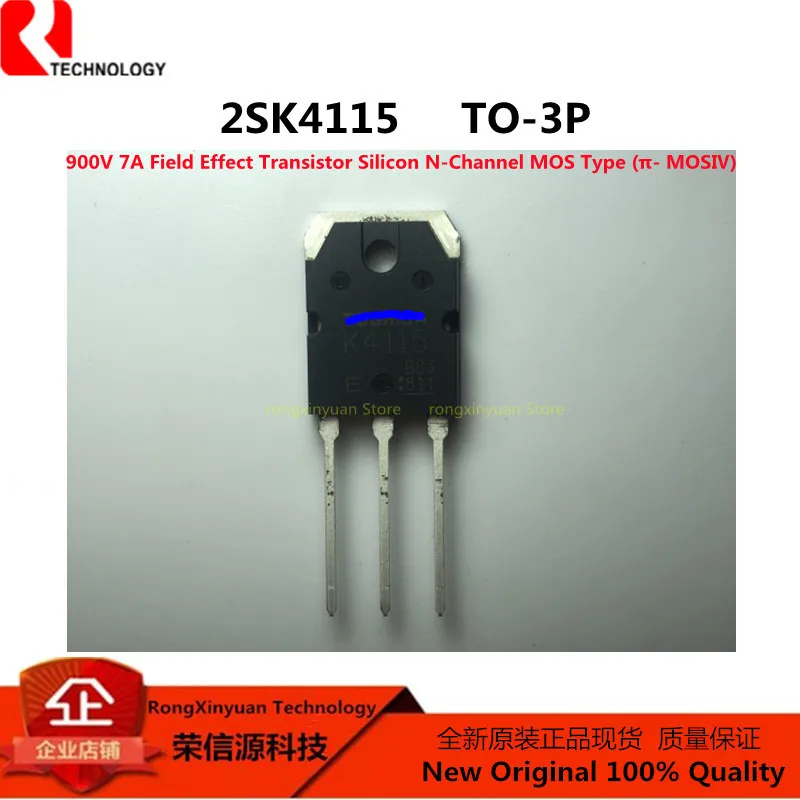 

5pcs 2SK4115 K4115 TO-3P 900V 7A Field Effect Transistor Silicon N-Channel MOS Type (π- MOSⅣ) Original New 100% quality